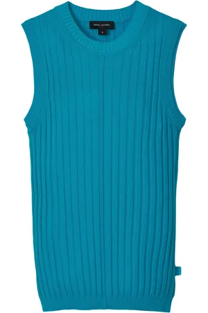 Marc Jacobs Fijngeribbelde tanktop van merinowol