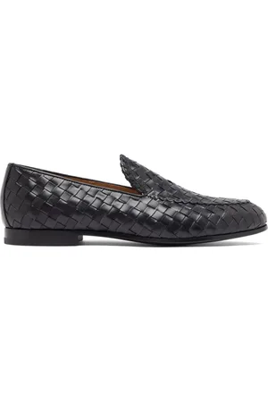 Scarosso Vittorio geweven leren loafers