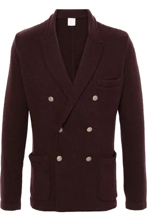 ELEVENTY Wollen blazer met enkele rij knopen
