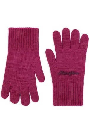 Dolce & Gabbana Wollen handschoenen met geborduurd logo