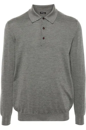 Kiton Fijngebreid poloshirt