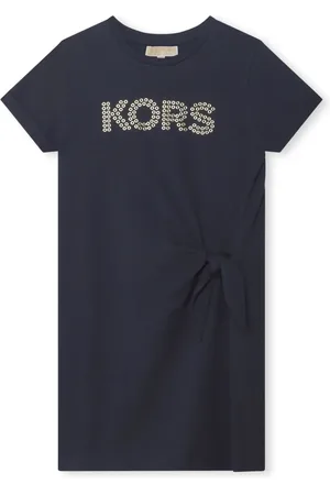 Michael Kors Jurk van biologisch katoen met logopatch