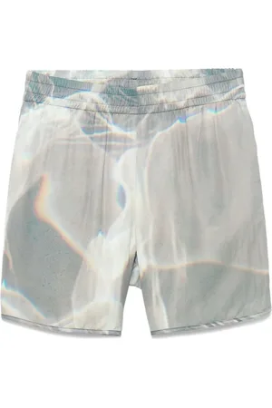 BLUE SKY INN Shorts met onderwaterprint