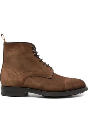 santoni Suède veterlaarzen