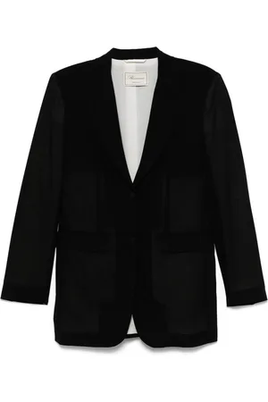 BLUMARINE Wollen blazer met enkele rij knopen