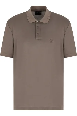 Giorgio Armani Poloshirt met geborduurd logo