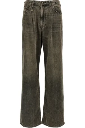 R13 Jeans met wijde pijpen