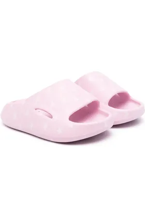 MONNALISA Slippers met logoprint en open neus
