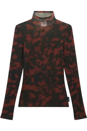 Courrèges Top met schildpadschild