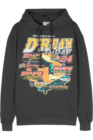 Bluemarble Hoodie met print