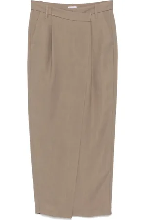 Brunello Cucinelli Asymmetrische midi