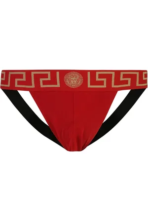 VERSACE Jockstrap met Greca afwerking