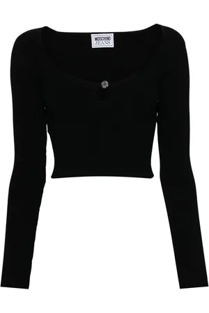 Moschino Ribgebreide top