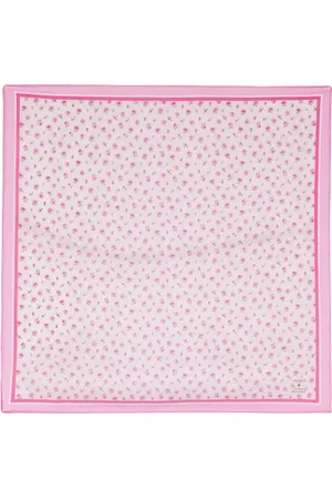 Simonetta Zijden sjaal met bloemenprint