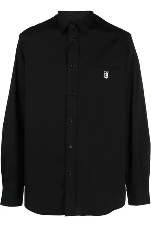 Burberry Overhemd met geborduurd logo