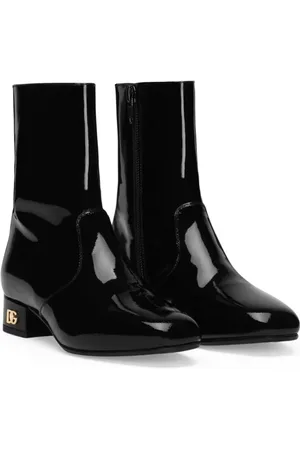 Dolce & Gabbana Lakleren enkellaarzen