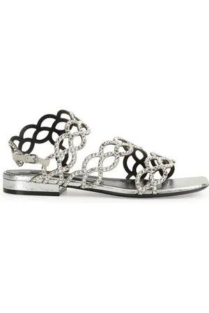 Sergio Rossi Sr Mermaid sandalen verfraaid met kristallen