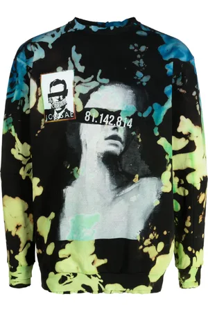 Stain Shade Sweater met gebleekt effect