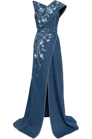 Saiid Kobeisy Denim maxi
