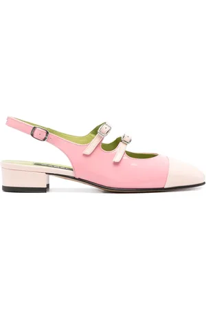 Carel Abricot 20mm leren pumps