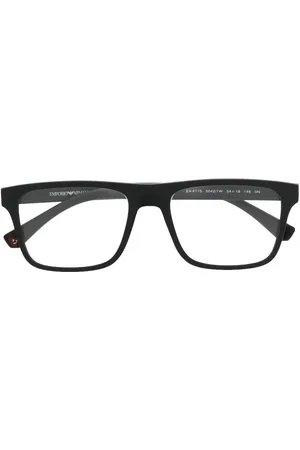 Emporio Armani Zonnebril met rechthoekig montuur