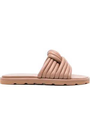 Gianvito Rossi Ottavia leren slippers