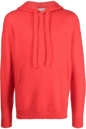 LANEUS Hoodie met geribbelde afwerking