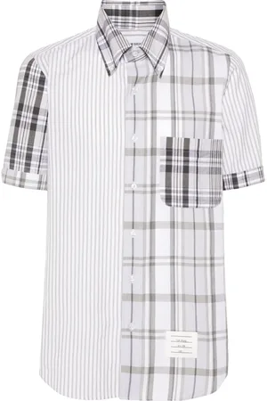 Thom Browne Overhemd met gemixt patroon