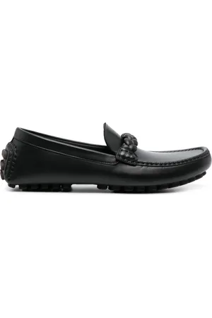 Gianvito Rossi Massimo loafers met gevlochten detail