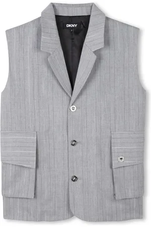 DKNY Gestreepte spencer met metallic effect