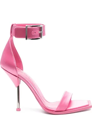 Alexander McQueen Satijnen sandalen