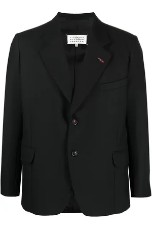 Maison Margiela Wollen blazer met enkele rij knopen