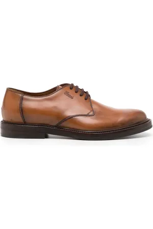 Gucci Leren derby schoenen met logo