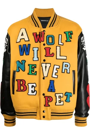 UNDERCOVER X K. Tolnoe bomberjack met gestreepte afwerking