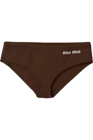 Miu Miu Bikinislip met logoprint