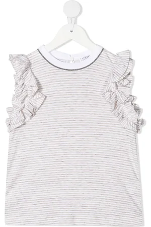 Brunello Cucinelli Top met ruches