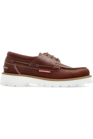 Dsquared2 Geribbelde derby schoenen