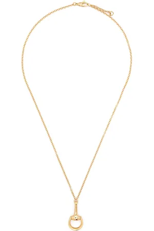 Gucci 18kt geelgouden halsketting met Horsebit