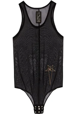 Rick Owens Tanktop met geborduurd logo