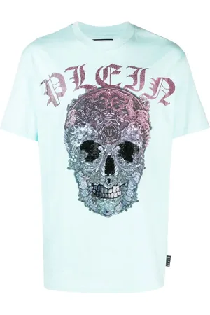 Philipp Plein Overhemd verfraaid met doodskop