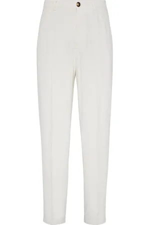 Brunello Cucinelli Broek met toelopende pijpen