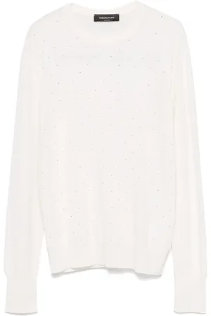 Fabiana Filippi Sweater verfraaid met kristallen