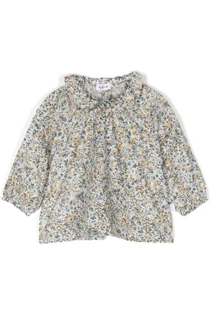 Il gufo Shirt met abstracte print
