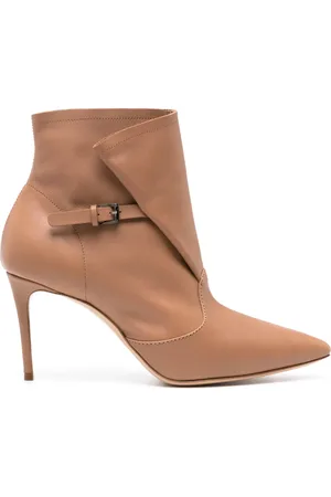 Casadei 85 mm Julia Kate leren enkellaarzen