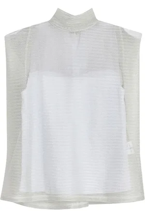 Gloria Coelho Metallic top