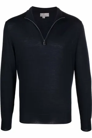 CANALI Pullover met trechterhals
