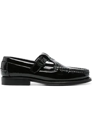 Hereu Alber gekreukte leren loafers