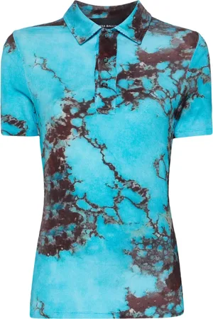 Louisa Ballou Poloshirt met grafische print