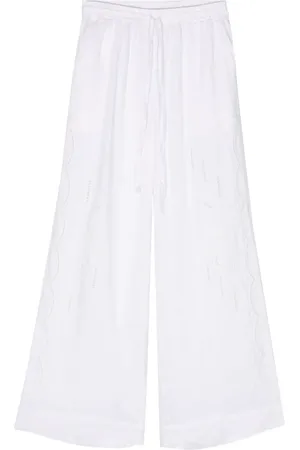 P.A.R.O.S.H. Broek met geborduurde bloemen