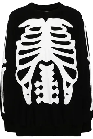 Takahiromiyashita The Soloist Sweater met skeletprint